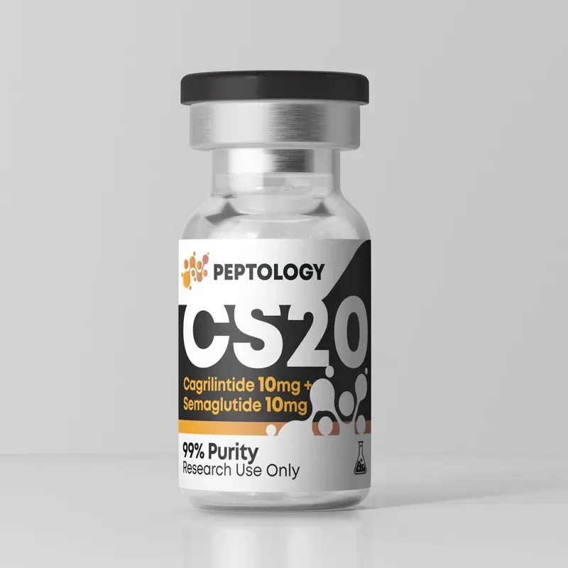 CS20 (Cagrilintide 10 mg + Semaglutide 10 mg) — duāls GLP-1 / amilīna agonists