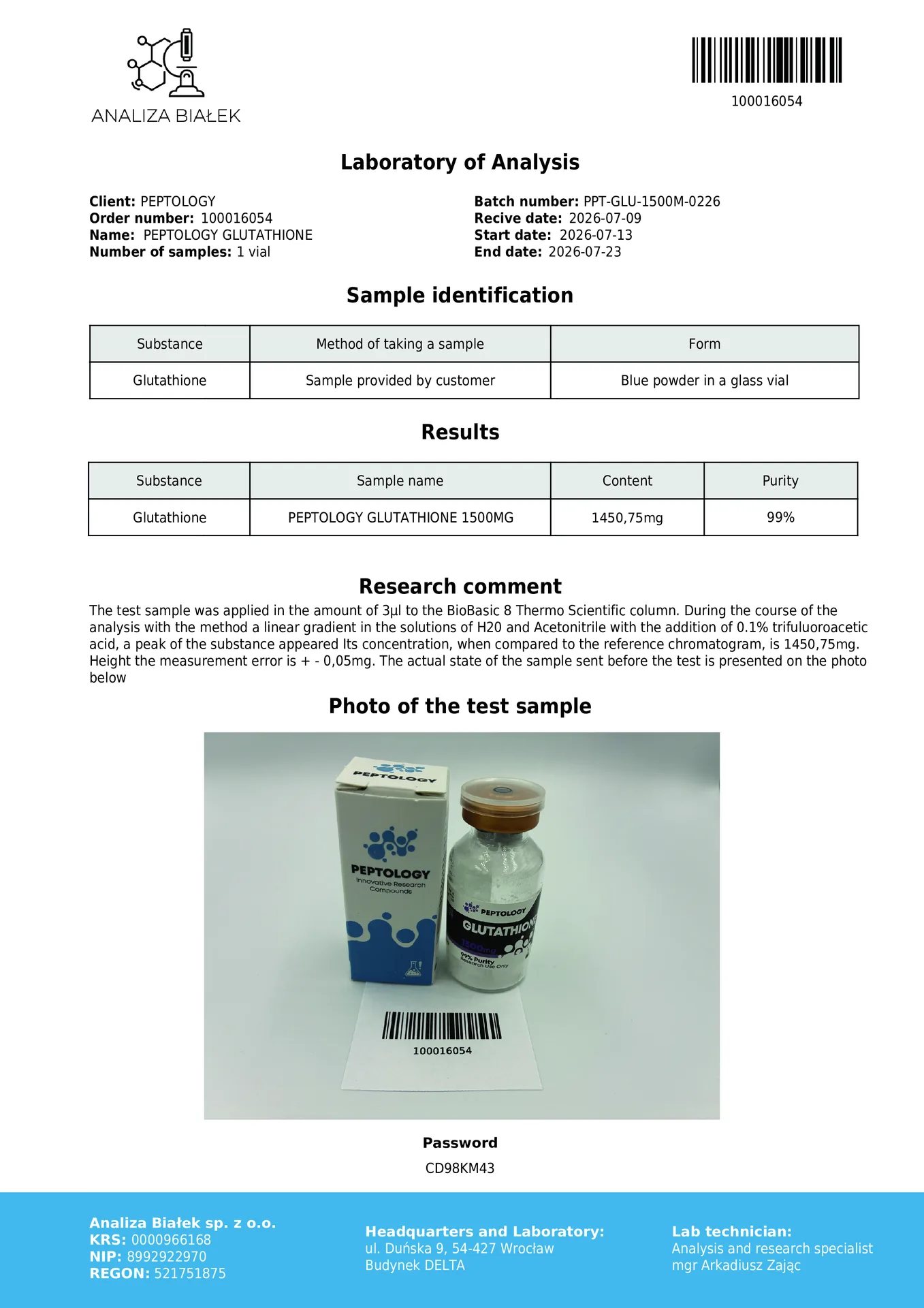 Glutathione 1500 mg – tripeptīda antioksidants – attēls 2